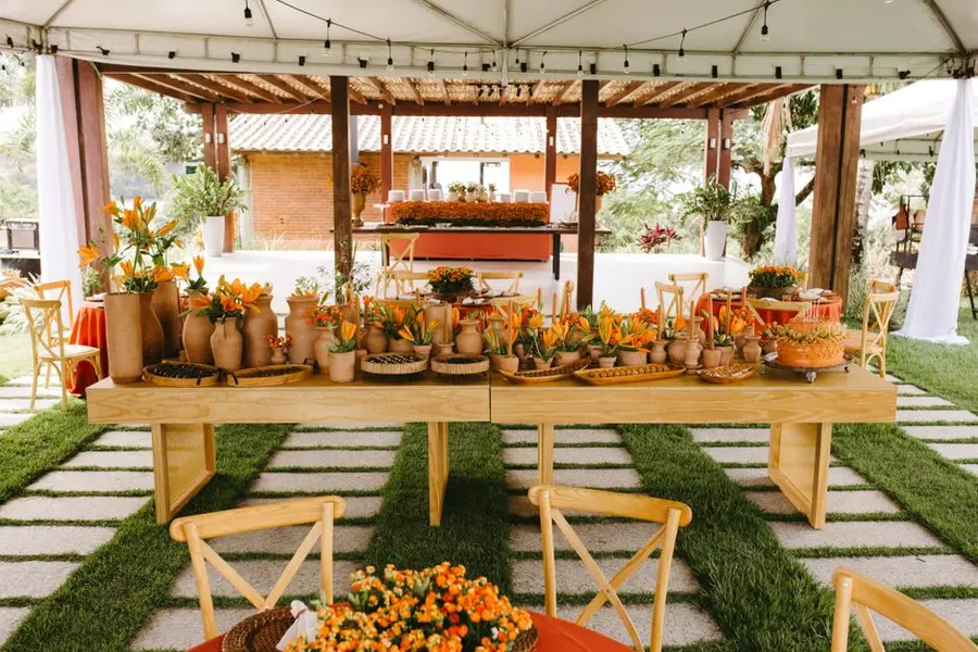 Traditional Marigold Mandap